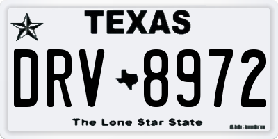 TX license plate DRV8972