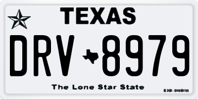 TX license plate DRV8979