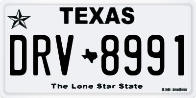 TX license plate DRV8991