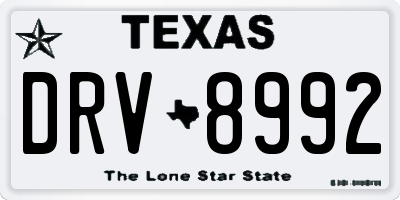 TX license plate DRV8992