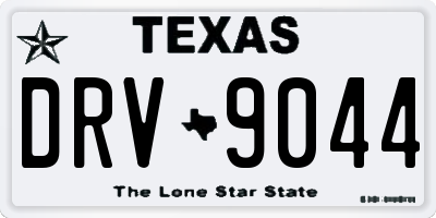 TX license plate DRV9044