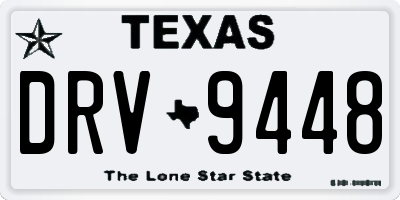 TX license plate DRV9448