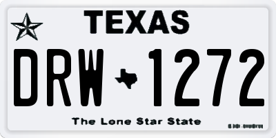 TX license plate DRW1272