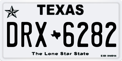 TX license plate DRX6282