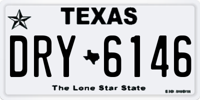 TX license plate DRY6146