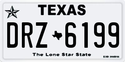 TX license plate DRZ6199