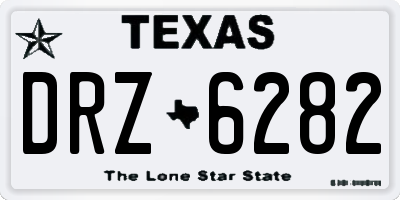 TX license plate DRZ6282