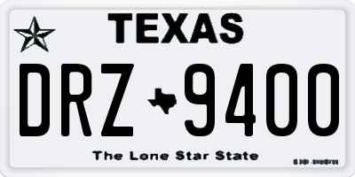 TX license plate DRZ9400