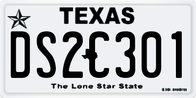 TX license plate DS2C301