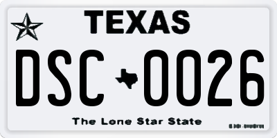 TX license plate DSC0026