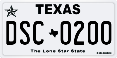 TX license plate DSC0200