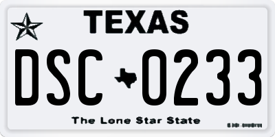 TX license plate DSC0233
