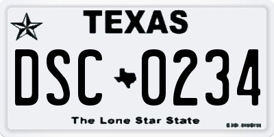TX license plate DSC0234