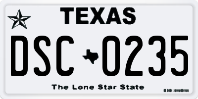 TX license plate DSC0235
