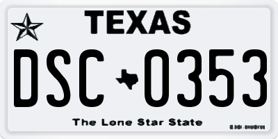 TX license plate DSC0353