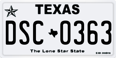 TX license plate DSC0363
