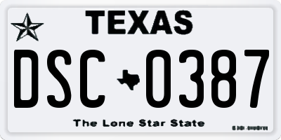TX license plate DSC0387