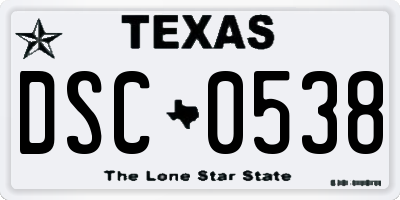 TX license plate DSC0538