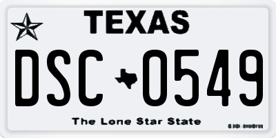 TX license plate DSC0549
