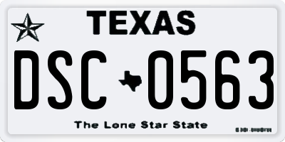 TX license plate DSC0563