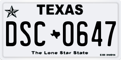 TX license plate DSC0647
