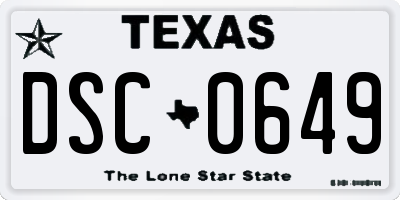 TX license plate DSC0649