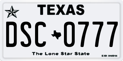 TX license plate DSC0777