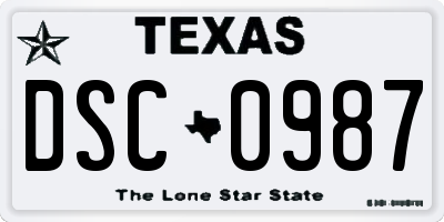 TX license plate DSC0987