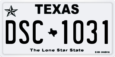 TX license plate DSC1031