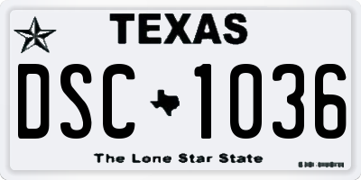 TX license plate DSC1036