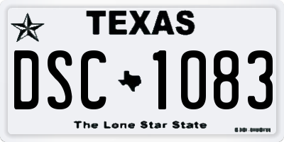 TX license plate DSC1083