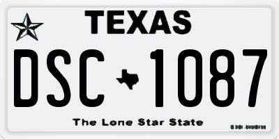 TX license plate DSC1087