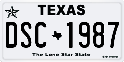 TX license plate DSC1987