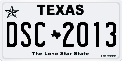 TX license plate DSC2013