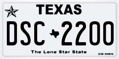 TX license plate DSC2200