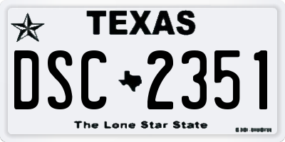 TX license plate DSC2351