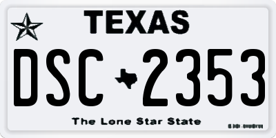 TX license plate DSC2353