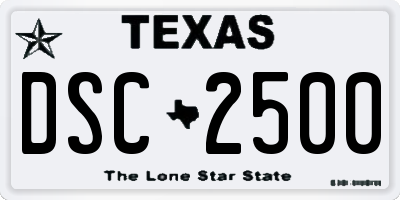 TX license plate DSC2500