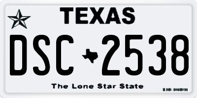 TX license plate DSC2538