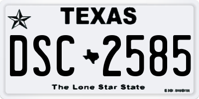 TX license plate DSC2585