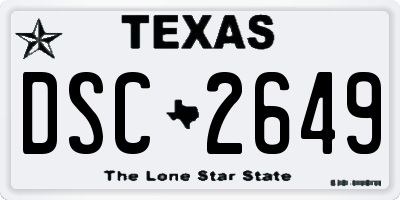 TX license plate DSC2649