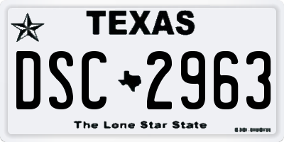 TX license plate DSC2963