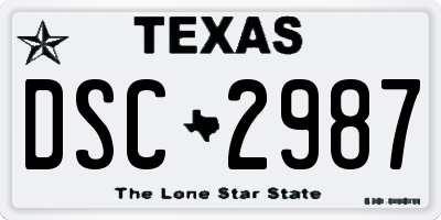 TX license plate DSC2987