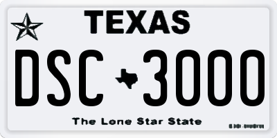 TX license plate DSC3000