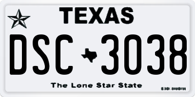 TX license plate DSC3038