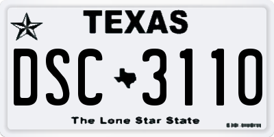 TX license plate DSC3110