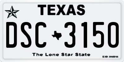 TX license plate DSC3150