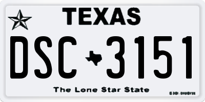 TX license plate DSC3151