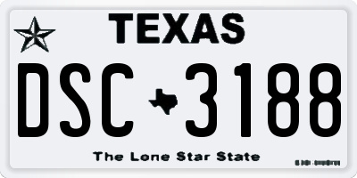 TX license plate DSC3188