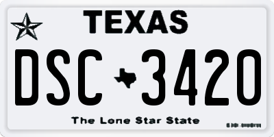 TX license plate DSC3420